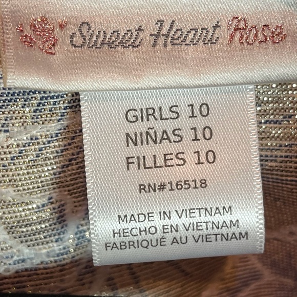 KIDS SWEETHEART ROSE FLORAL JACKET SIZE GIRL 10 - Picture 13 of 15